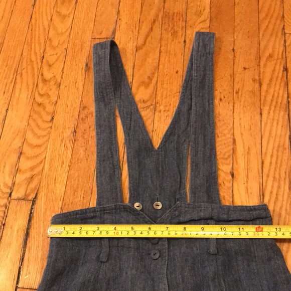 Vintage denim pinafore dress - Picture 4 of 12